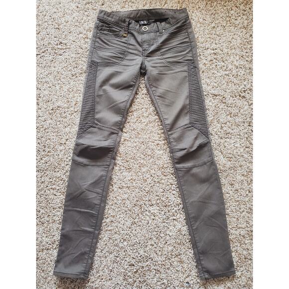 Armani Exchange AX Women's Gray Low Rise Light Denim Jeans Size 4 - Picture 1 of 10